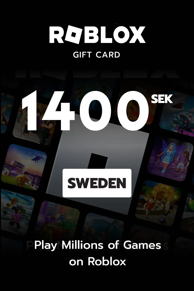 Roblox 1400 SEK Gift Card (Sweden) - Digital Key