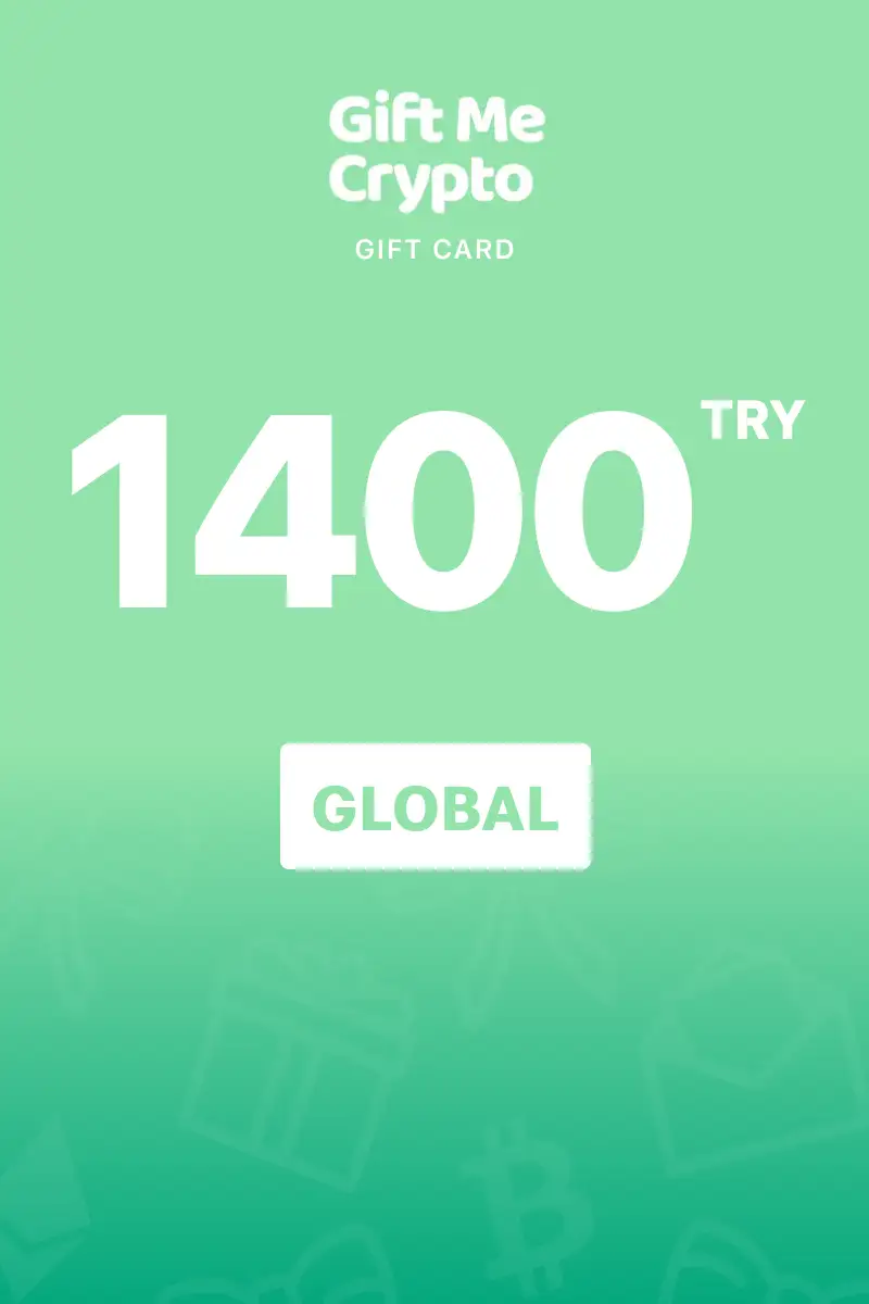 Gift Me Crypto 1400 TRY Gift Card (Global) - Digital Key