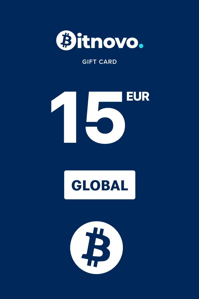 Bitnovo 15 EUR Gift Card (Global) - Digital Key