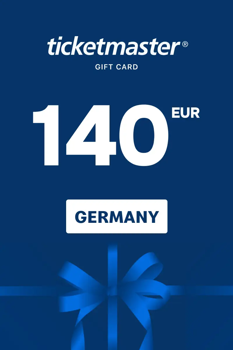 Ticketmaster 140 EUR Gift Card (Germany) - Digital Key