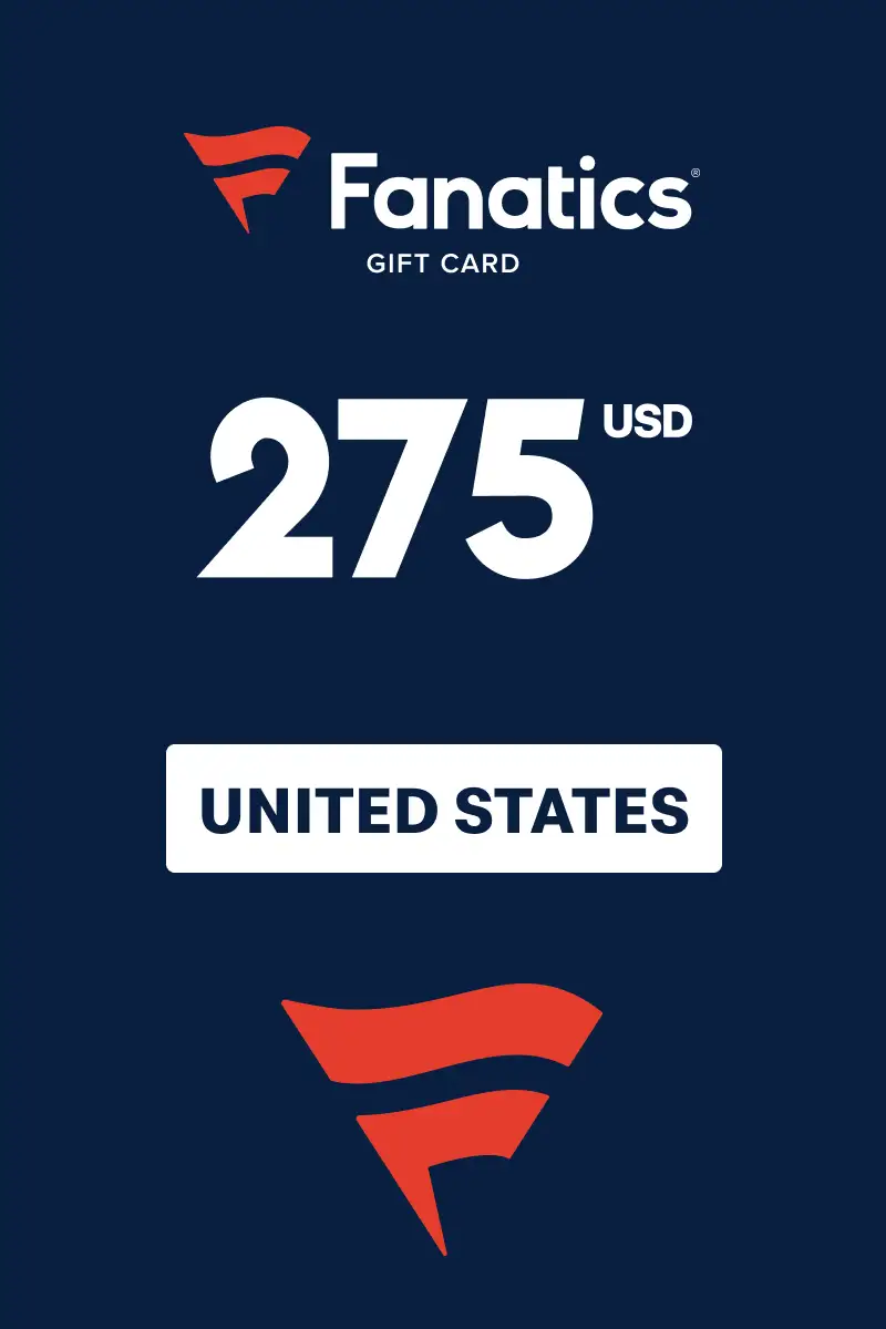 Fanatics 275 USD Gift Card (United States) - Digital Key