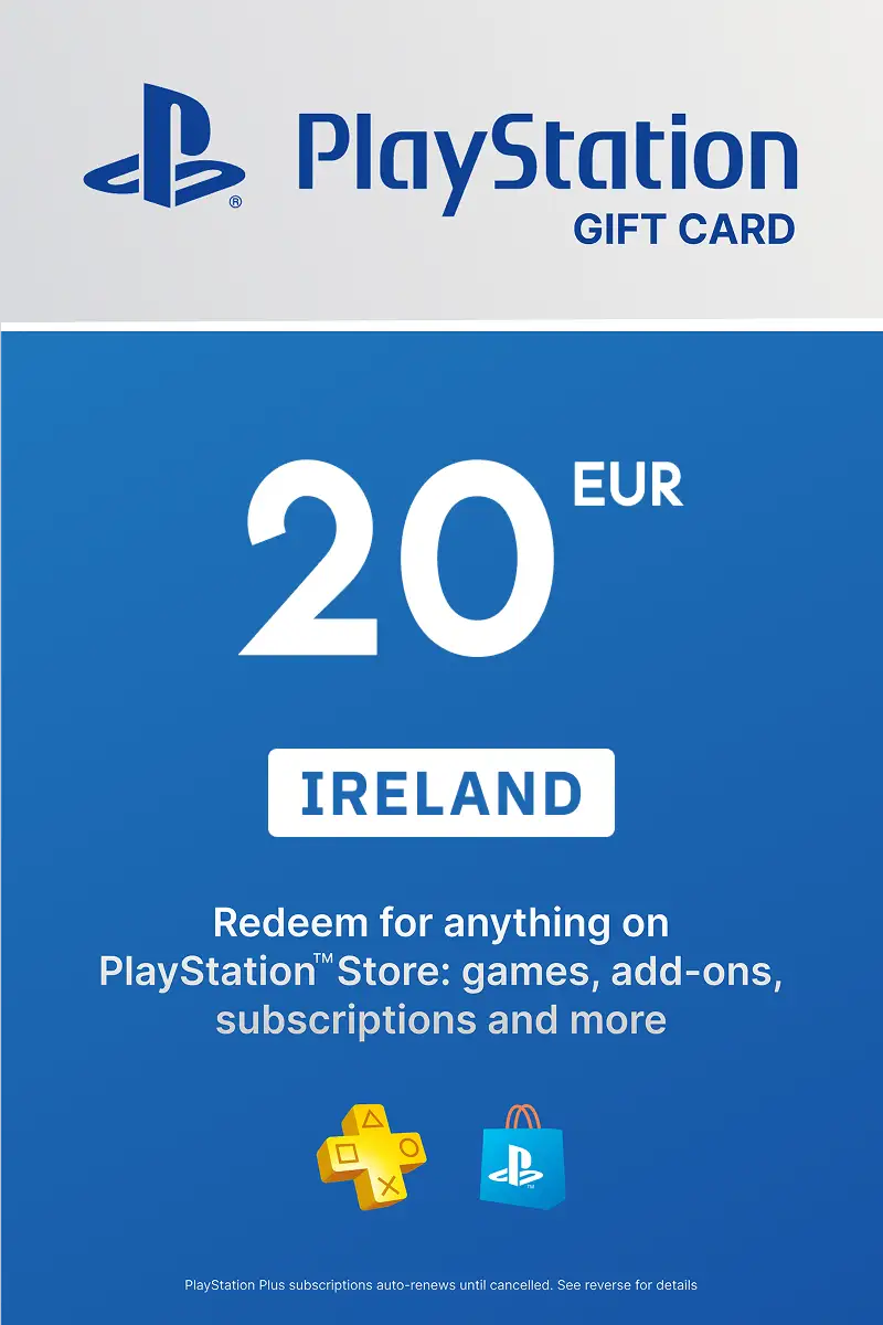 PlayStation Store 20 EUR Gift Card (Ireland) - Digital Key