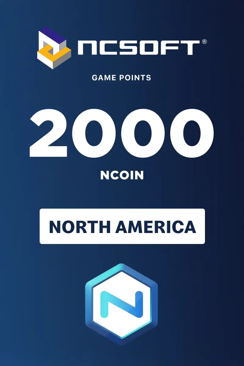 2000 NCoins (North America) (PC) - NCSoft - Digital Key