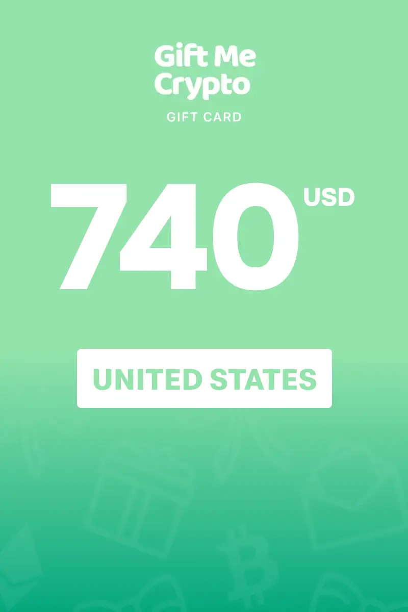 Gift Me Crypto (LTC) 740 USD Gift Card (United States) - Digital Key