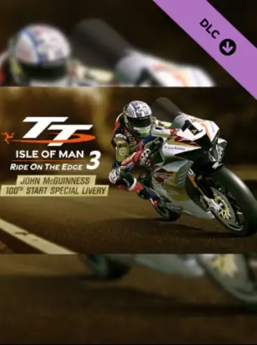 TT Isle Of Man 3 - John McGuinness 100th Start Special Livery DLC (Global) (PC) - Steam - Digital Key