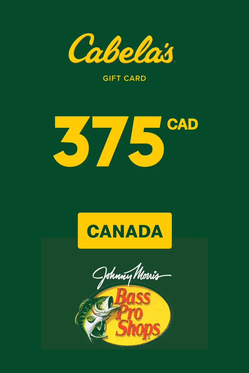 Cabela's 375 CAD Gift Card (Canada) - Digital Key