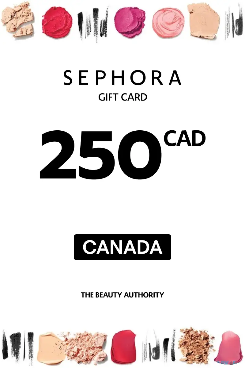 Sephora 250 CAD Gift Card (Canada) - Digital Key