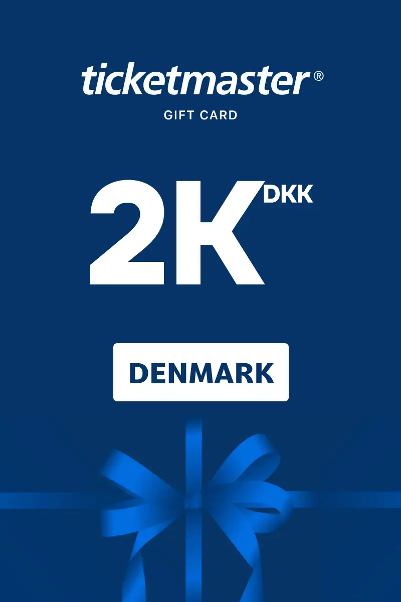 Ticketmaster 2000 DKK Gift Card (Denmark) - Digital Key