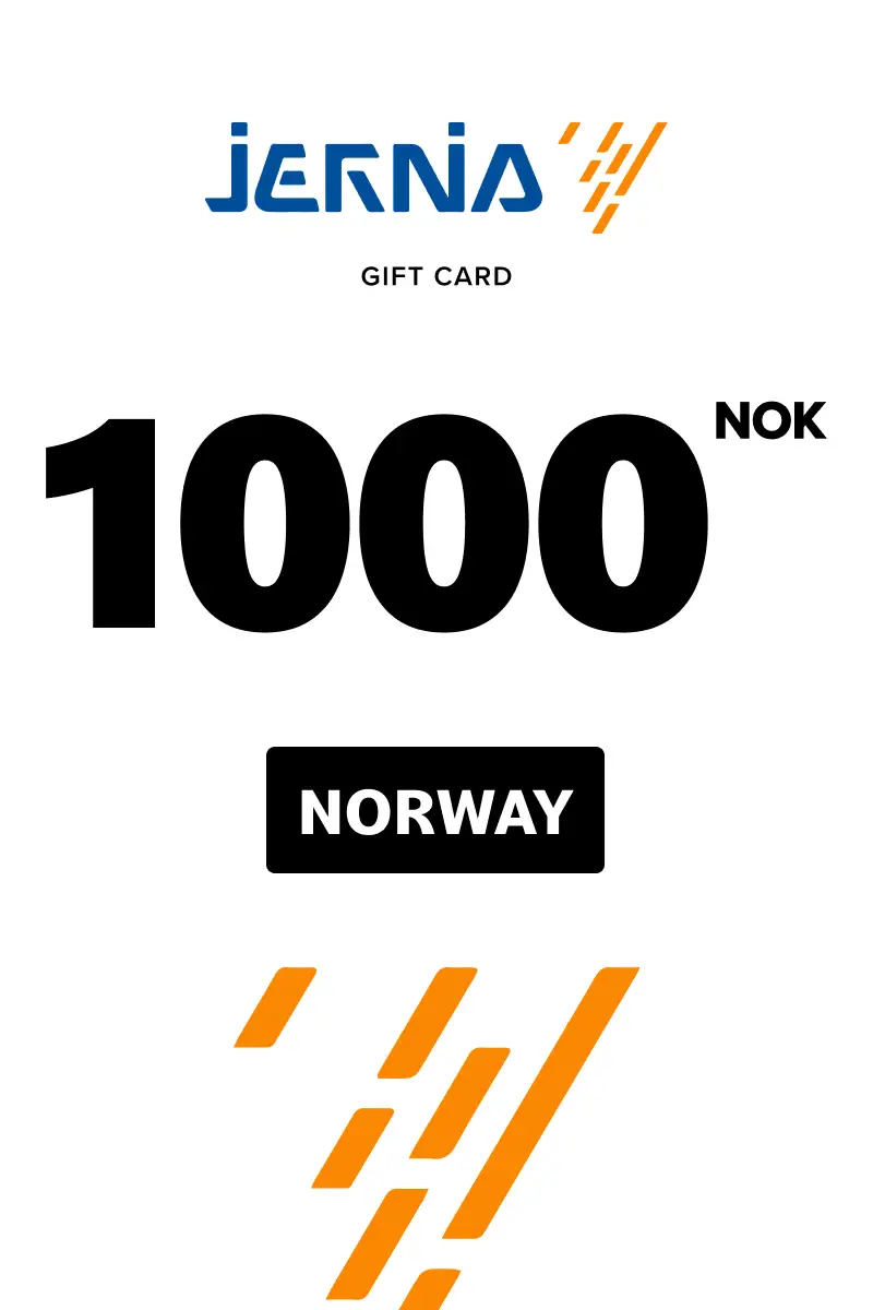Jernia 1000 NOK Gift Card (Norway) - Digital Key afbeelding 1