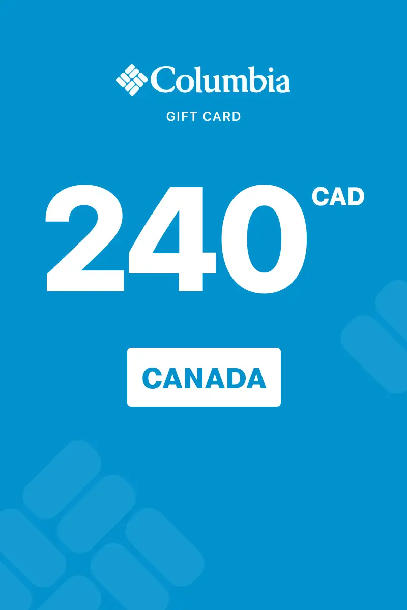 Columbia Sportswear 240 CAD Gift Card (Canada) - Digital Key