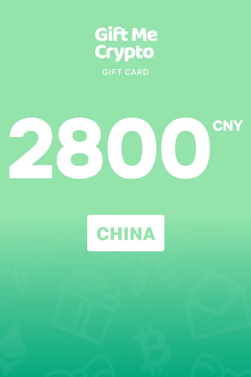 Gift Me Crypto 2800 CNY Gift Card (China) - Digital Key