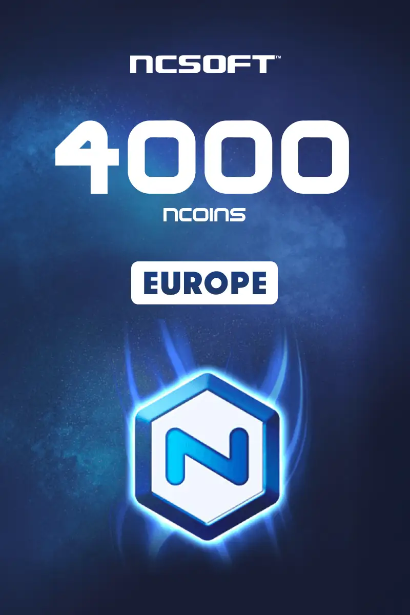 4000 NCoins (Europe) (PC) - NCSoft - Digital Key