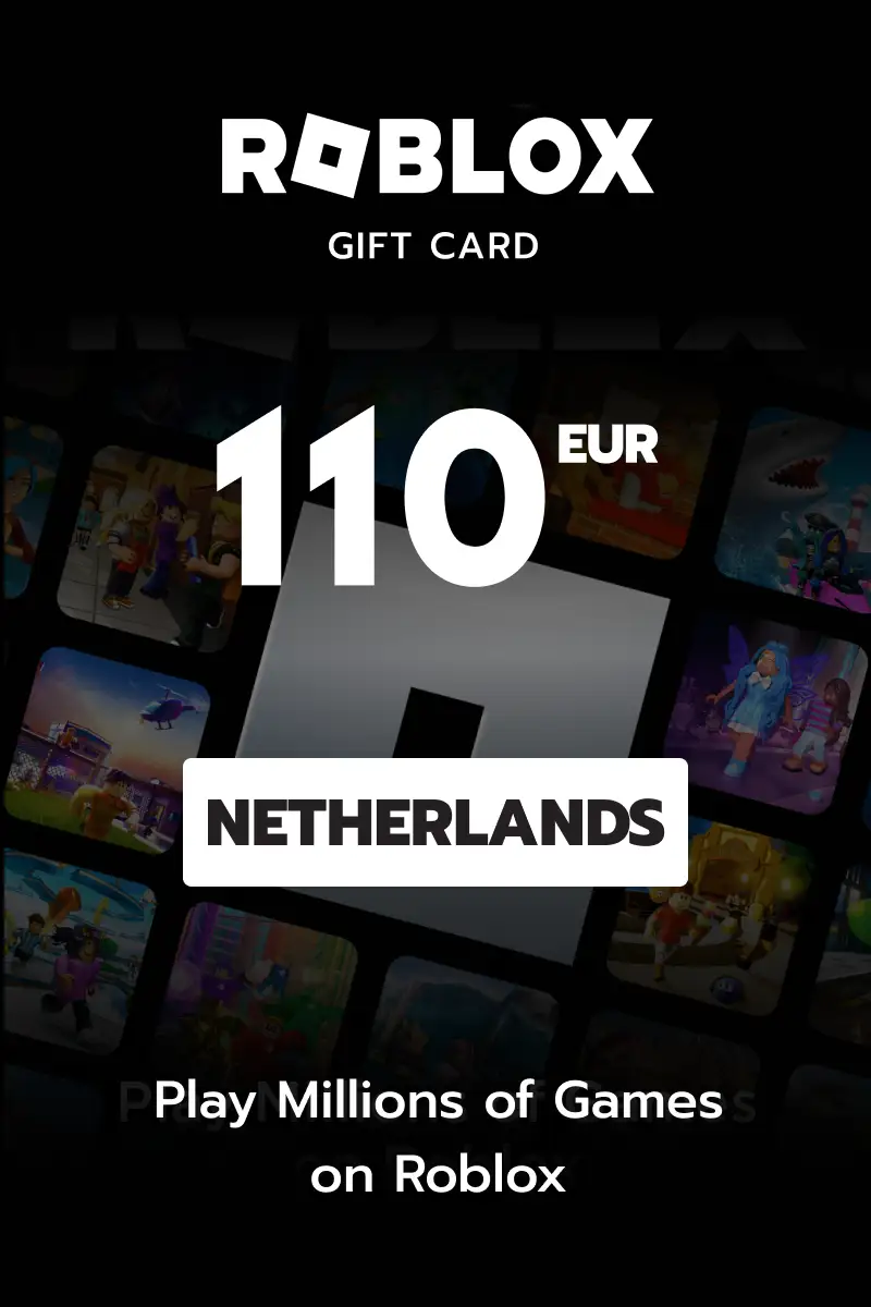 Roblox 110 EUR Gift Card (Netherlands) - Digital Key