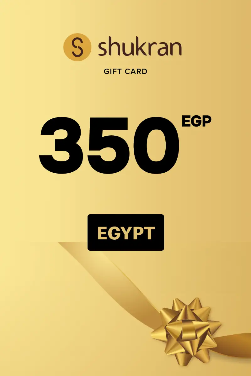 Shukran 350 EGP Gift Card (Egypt) - Digital Key