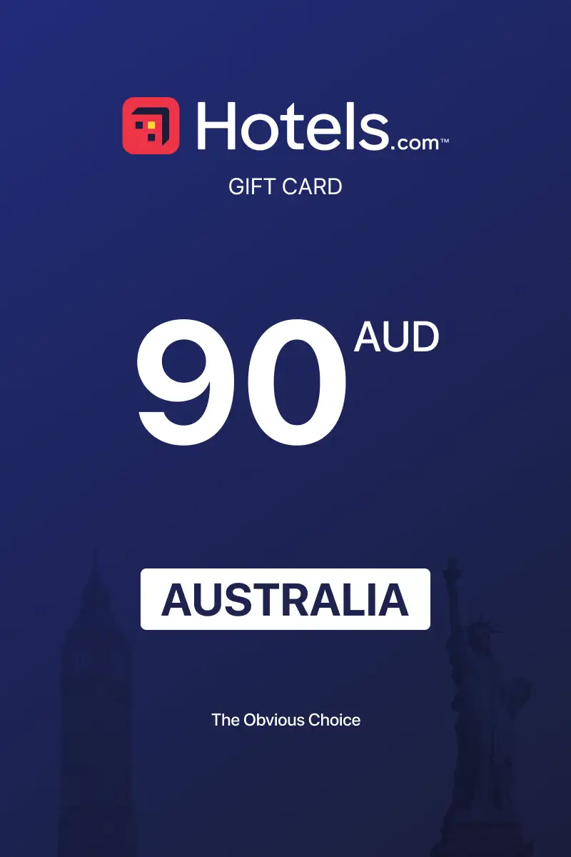 Hotels.com 90 AUD Gift Card (Australia) - Digital Key