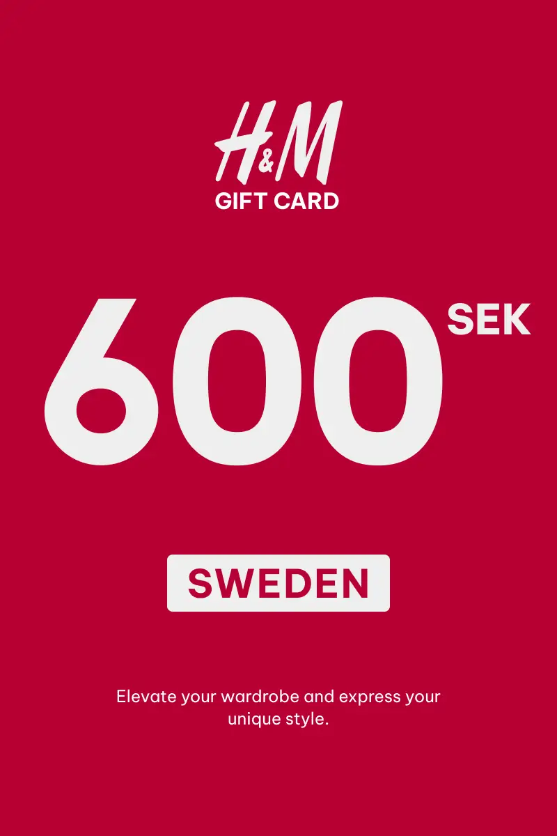 HandM 600 SEK Gift Card (Sweden) - Digital Key
