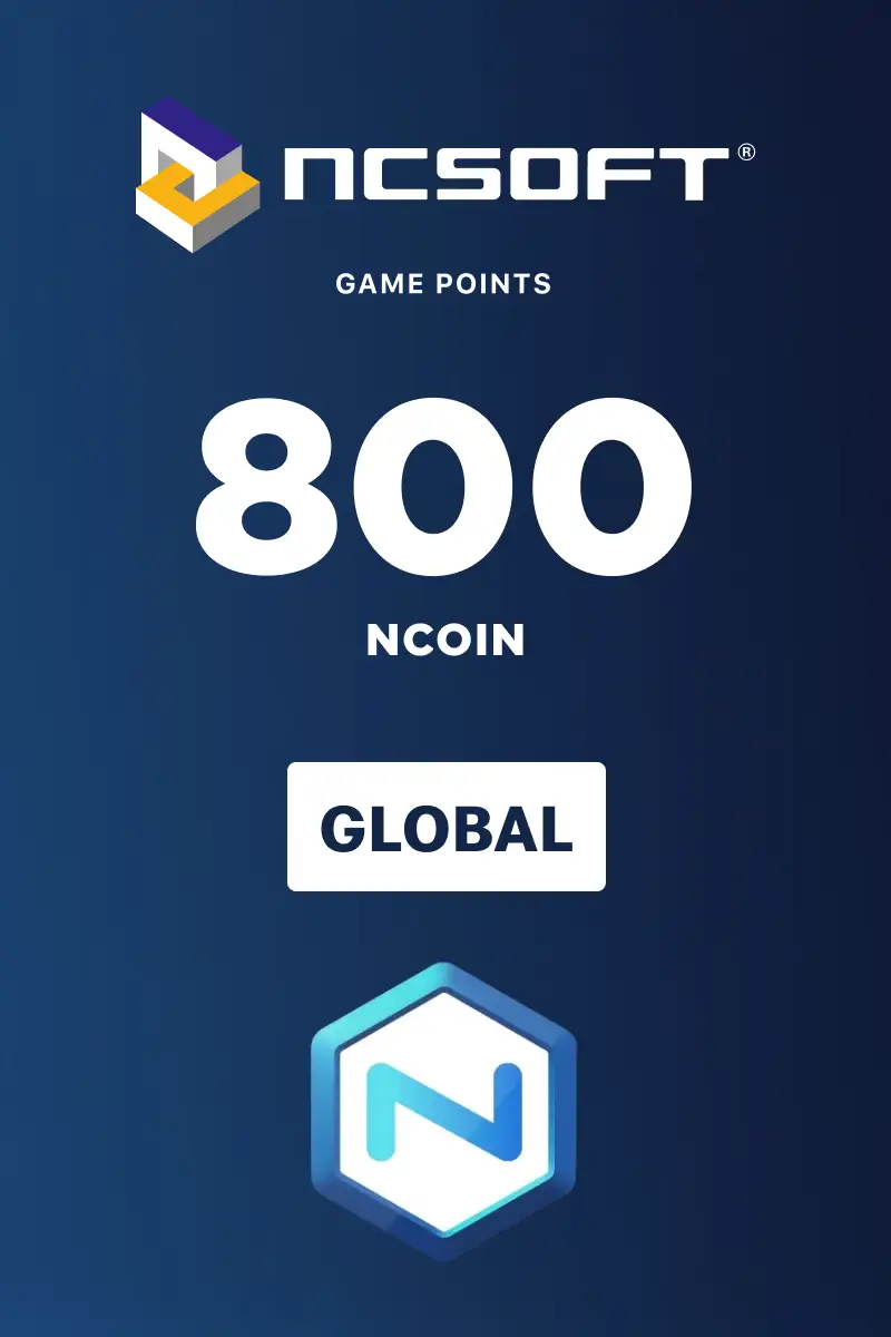800 NCoins (Global) (PC) - NCSoft - Digital Key