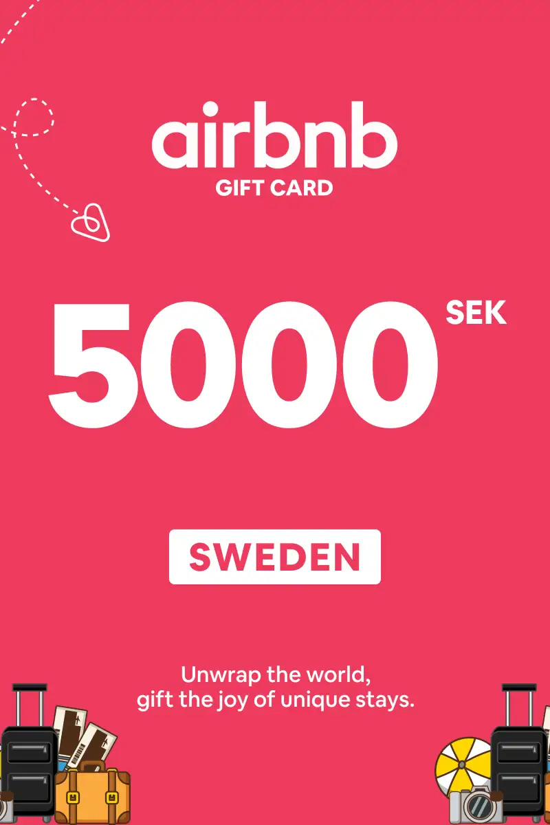 Buy Airbnb 5000 SEK Gift Card Sweden Digital Key