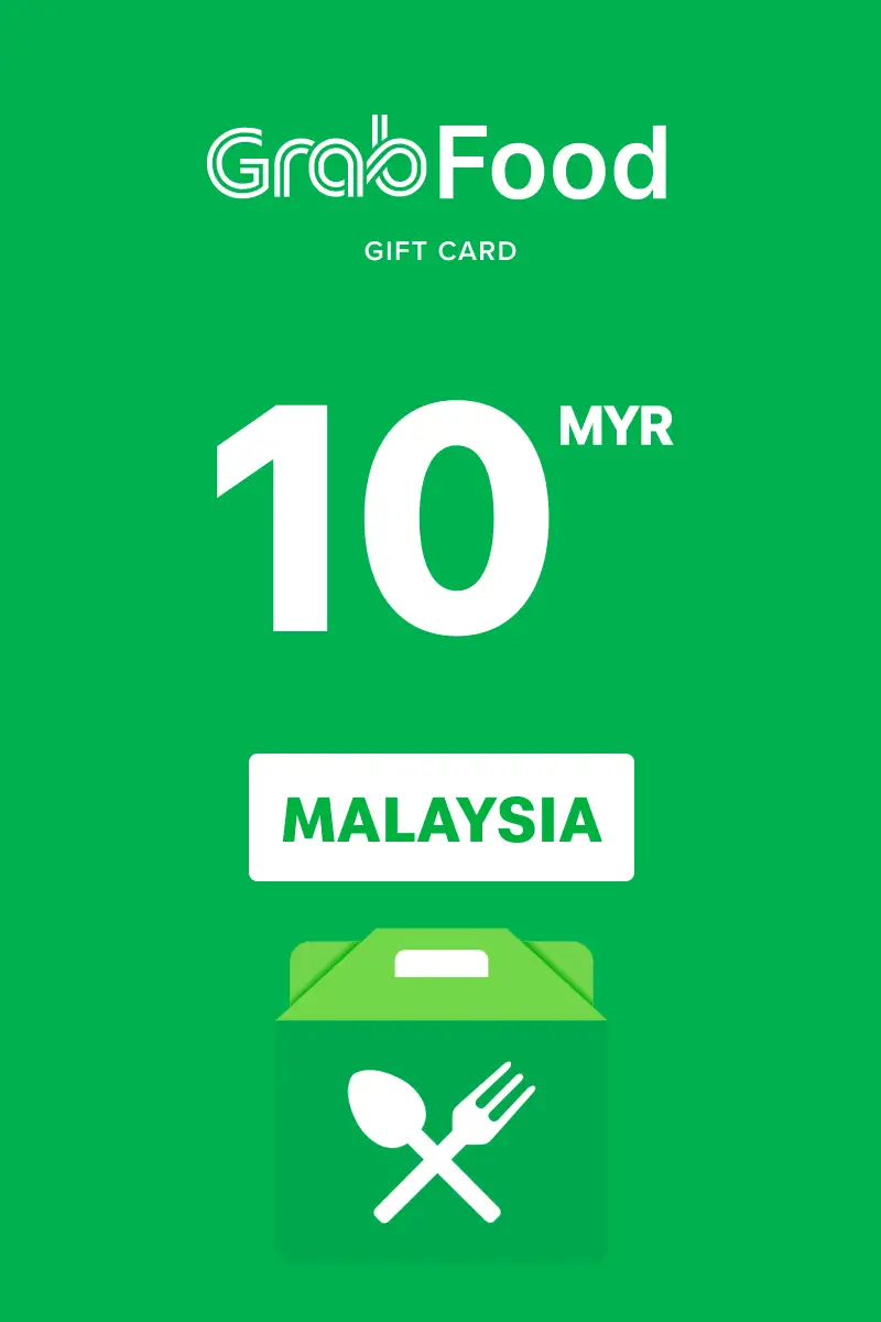 Grab Food 10 MYR Gift Card (Malaysia) - Digital Key