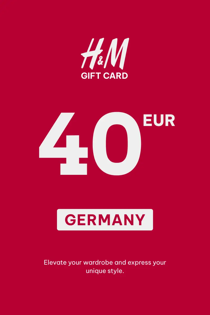 HandM 40 EUR Gift Card (Germany) - Digital Key