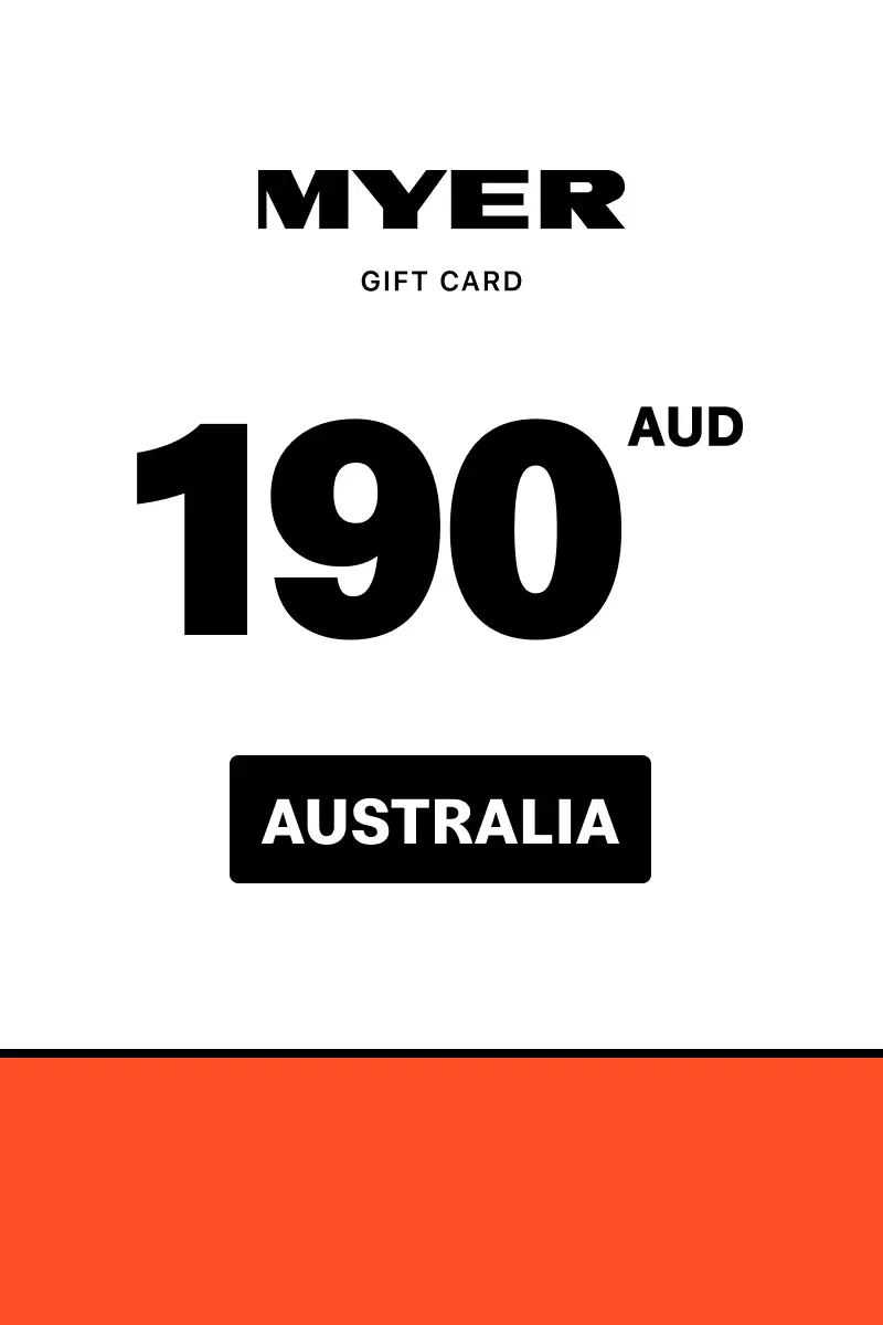 Myer 190 AUD Gift Card (Australia) - Digital Key