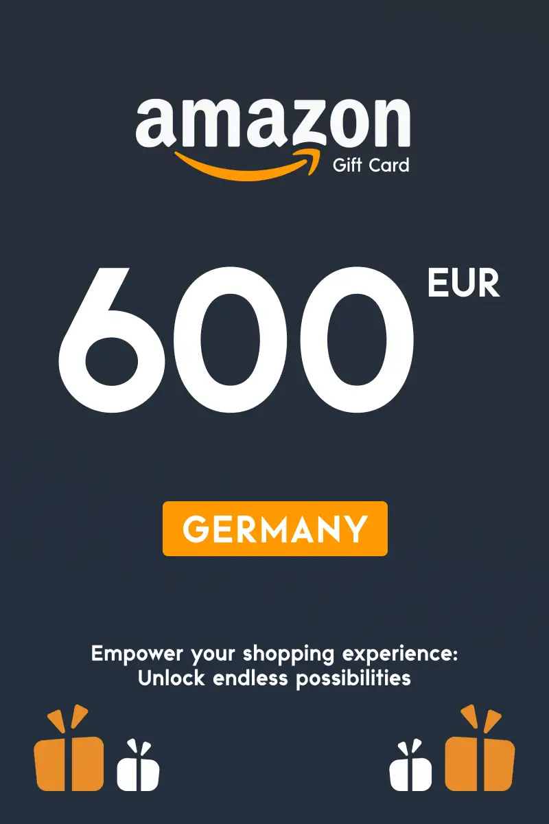 Amazon 600 EUR Gift Card (Germany) - Digital Key