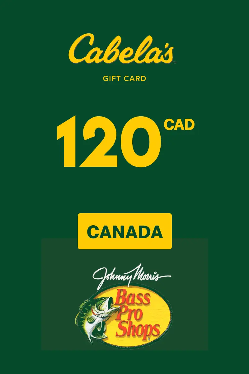 Cabela's 120 CAD Gift Card (Canada) - Digital Key