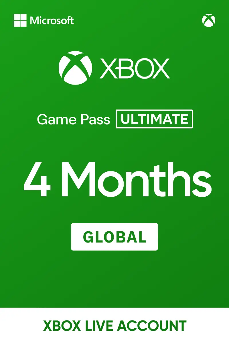 Xbox Game Pass Ultimate 4 Months (Global) - Xbox Live Account