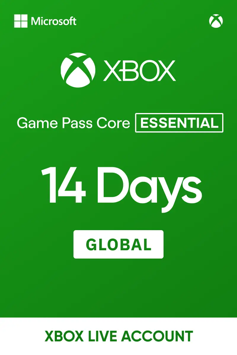 Xbox Game Pass Core (Essential) 14 Days (Global) - Xbox Live Account