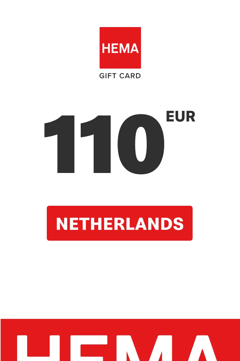 HEMA 110 EUR Gift Card (Netherlands) - Digital Key