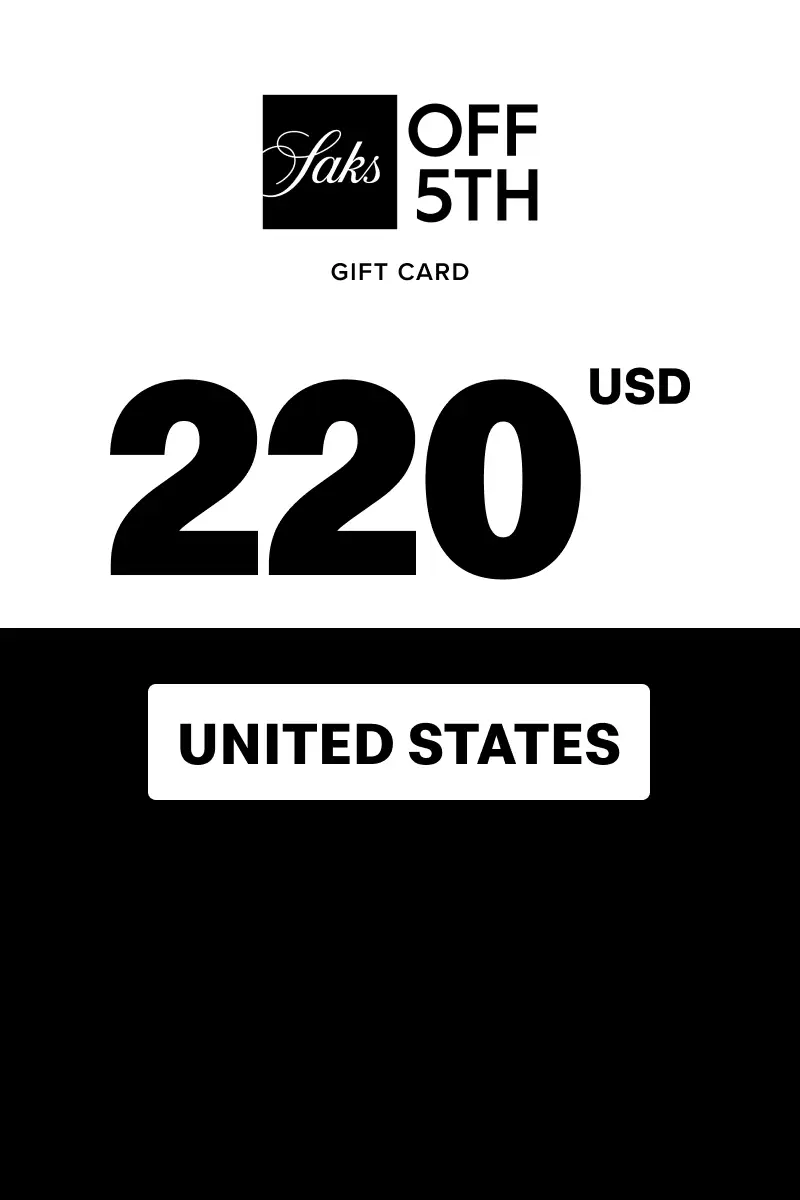 Saks OFF 5TH 220 USD Gift Card (United States) - Digital Key
