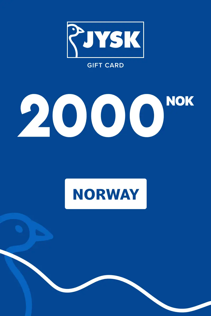 JYSK 2000 NOK Gift Card (Norway) - Digital Key