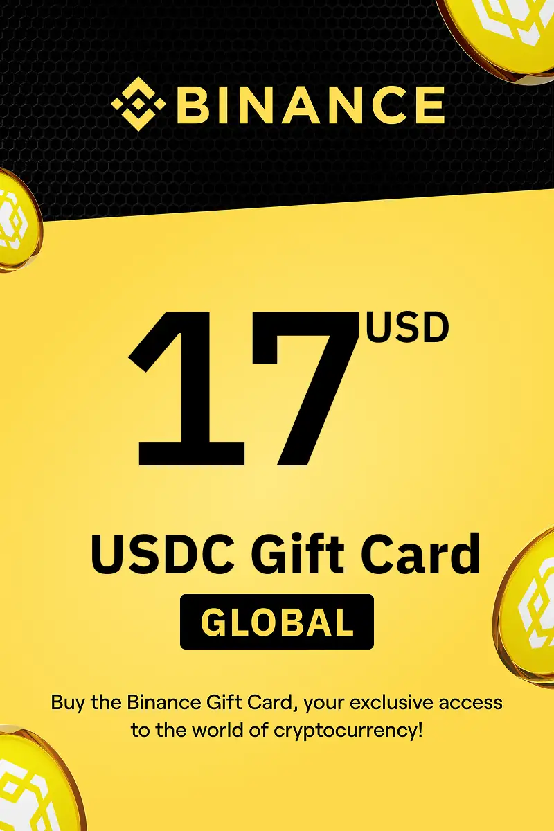 Binance (USDC) 17 USD Gift Card (Global) - Digital Key