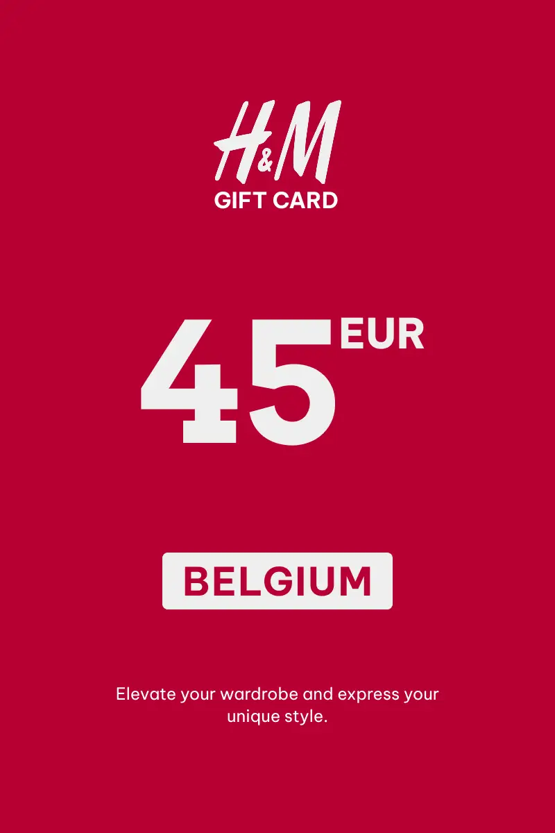 HandM 45 EUR Gift Card (Belgium) - Digital Key