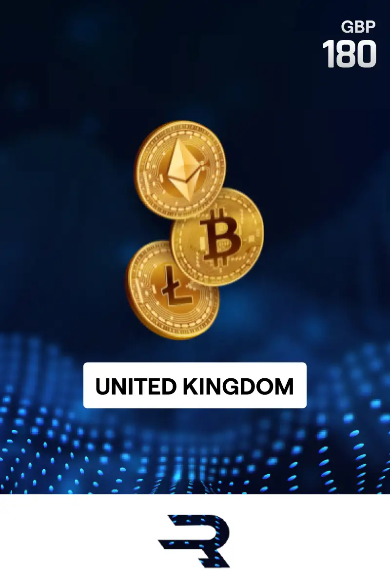 Rewarble Crypto 180 GBP Gift Card (United Kingdom) - Digital Key