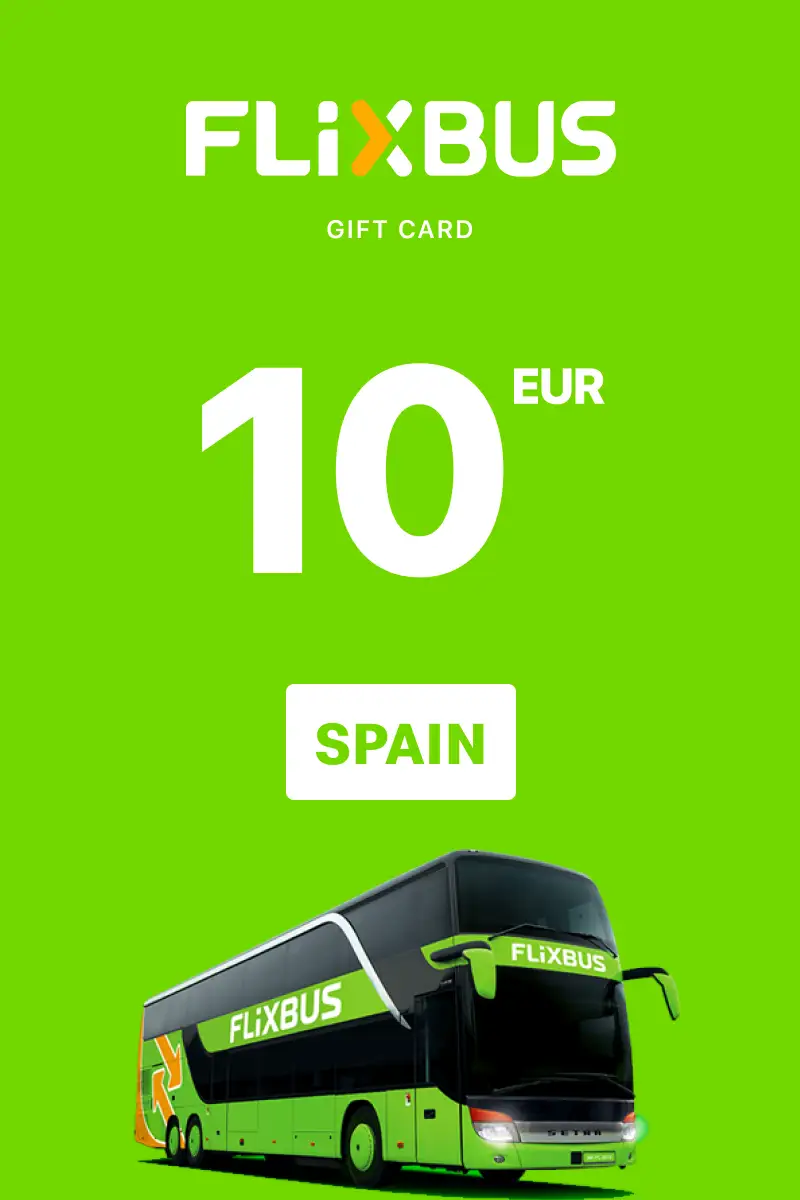 FlixBus 10 EUR Gift Card (Spain) - Digital Key