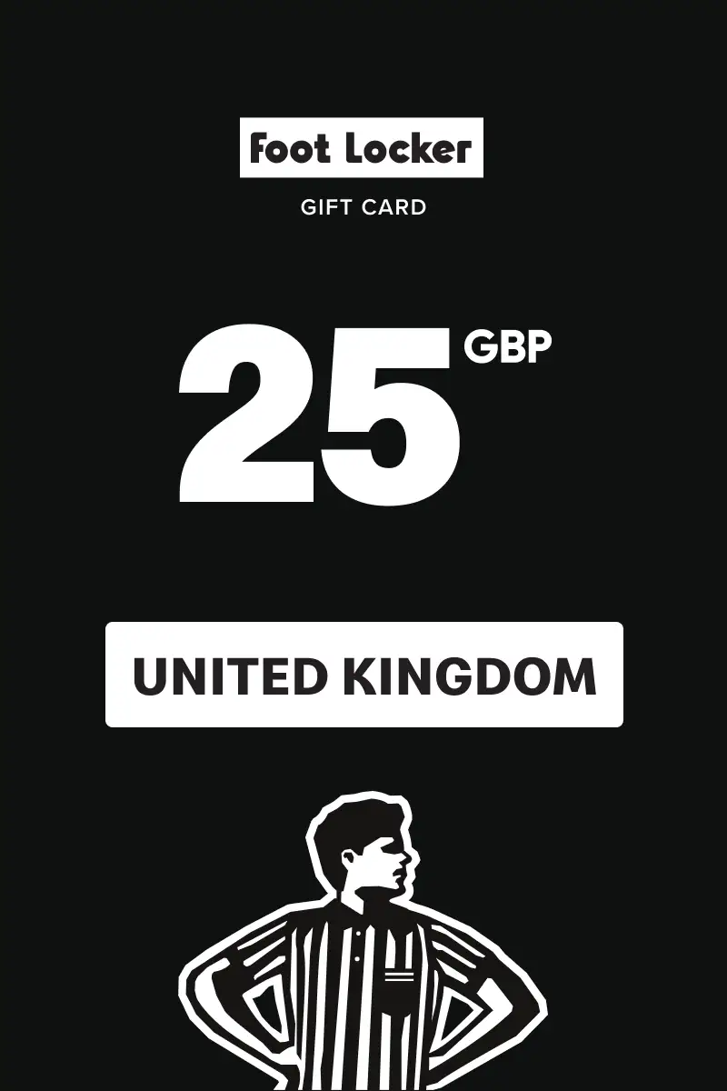 Foot Locker 25 GBP Gift Card (United Kingdom) - Digital Key