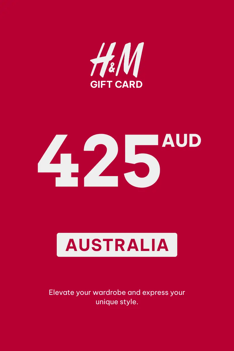 HandM 425 AUD Gift Card (Australia) - Digital Key