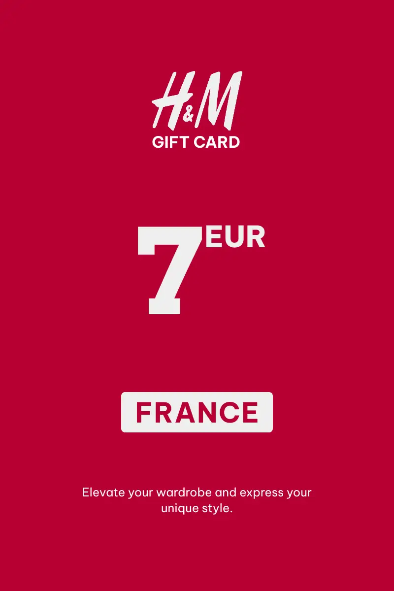 HandM 7 EUR Gift Card (France) - Digital Key