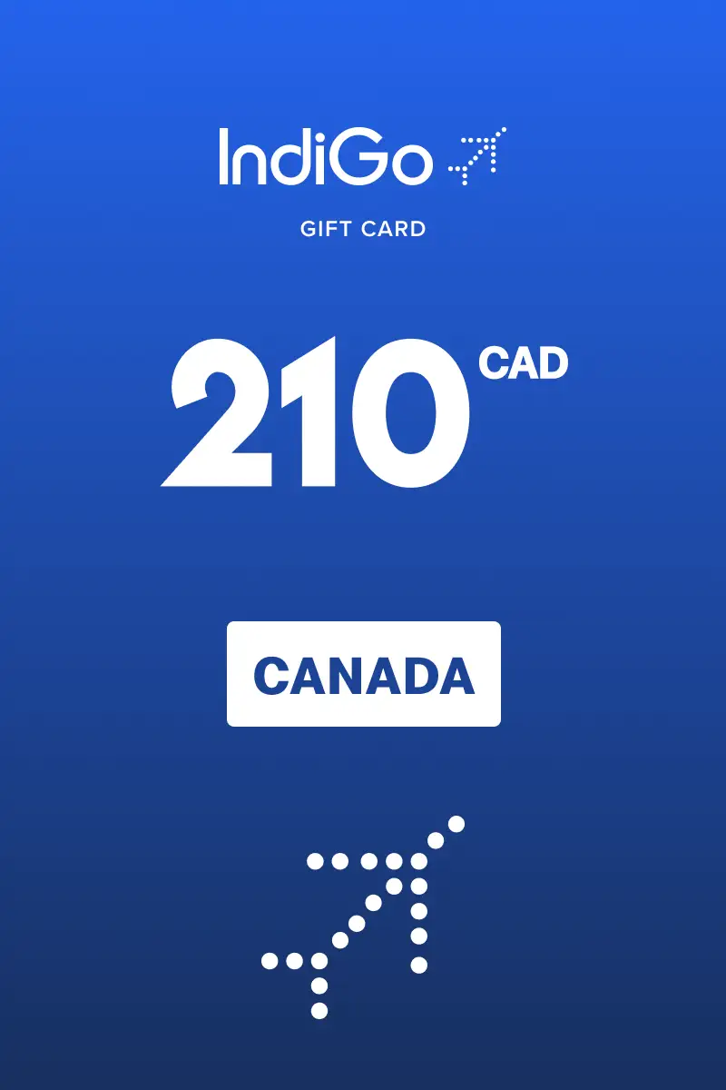 Indigo 210 CAD Gift Card (Canada) - Digital Key