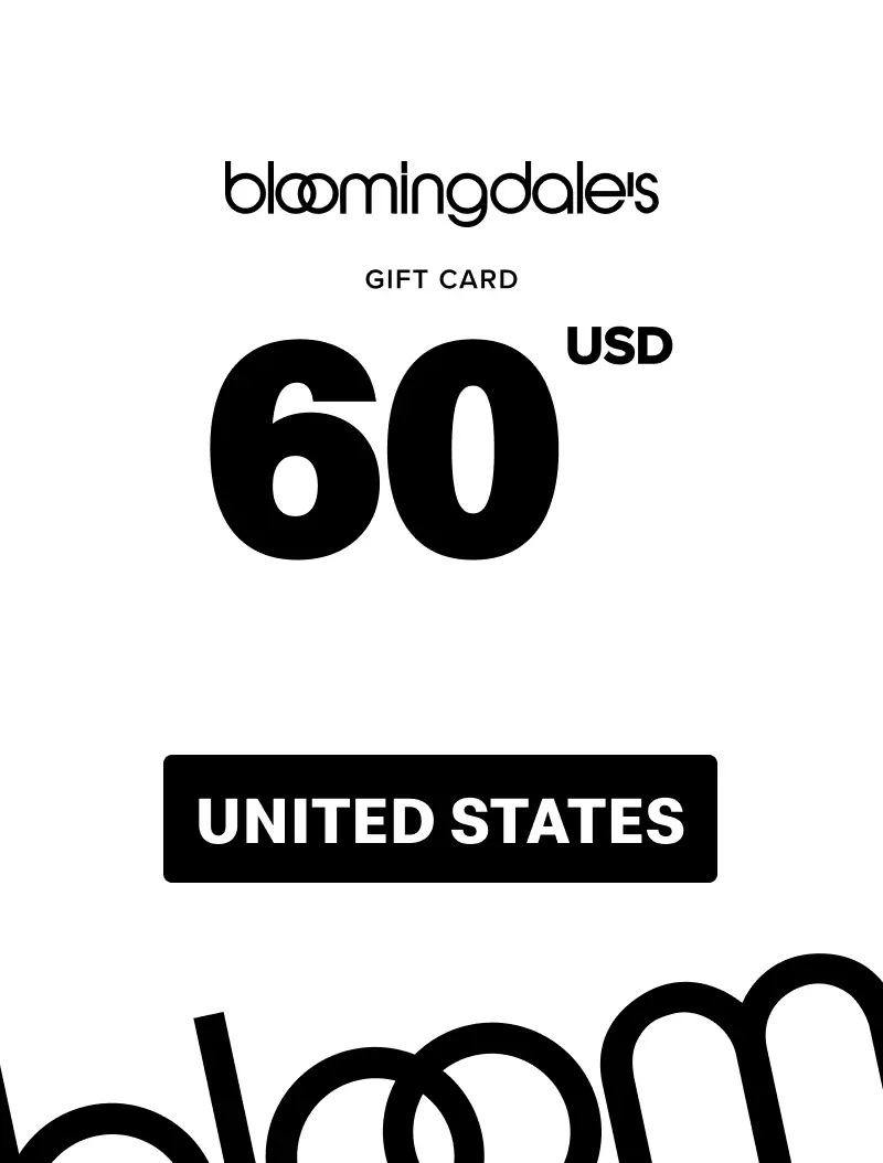 Bloomingdale's 60 USD Gift Card (United States) - Digital Key
