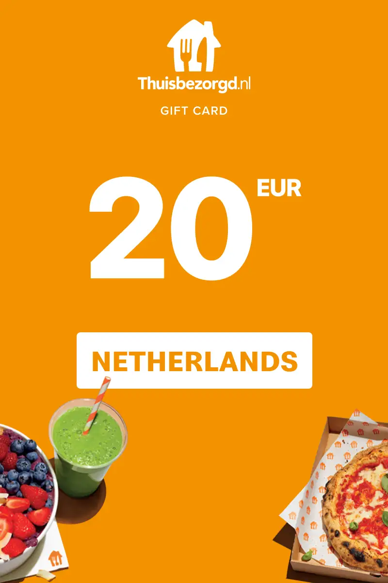 Thuisbezorgd.nl 20 EUR Gift Card (Netherlands) - Digital Key