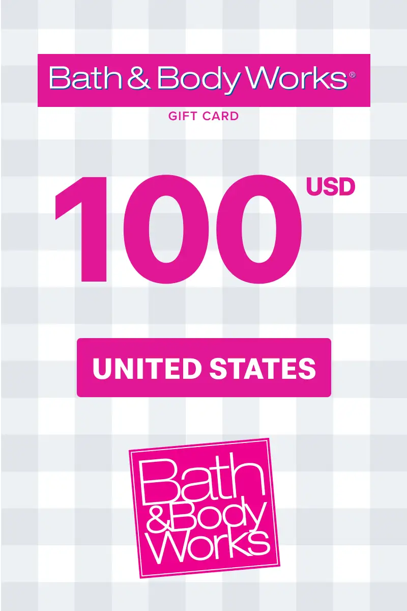 Bath and Body Works 100 USD Gift Card (United States) - Digital Key