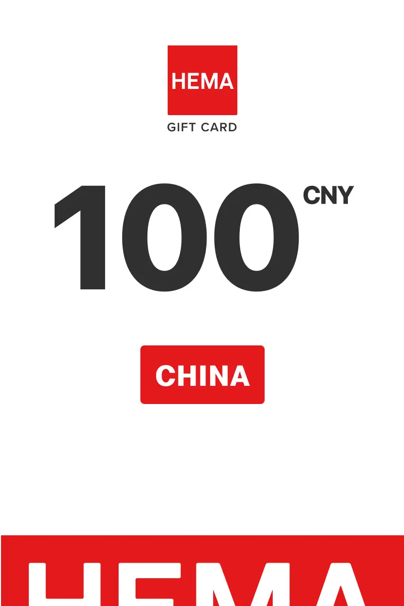 HEMA 100 CNY Gift Card (China) - Digital Key