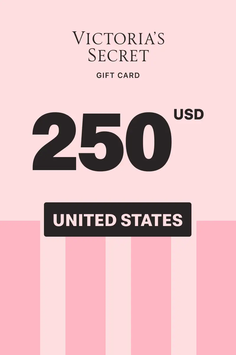 Victoria's Secret Pink 250 USD Gift Card (United States) - Digital Key