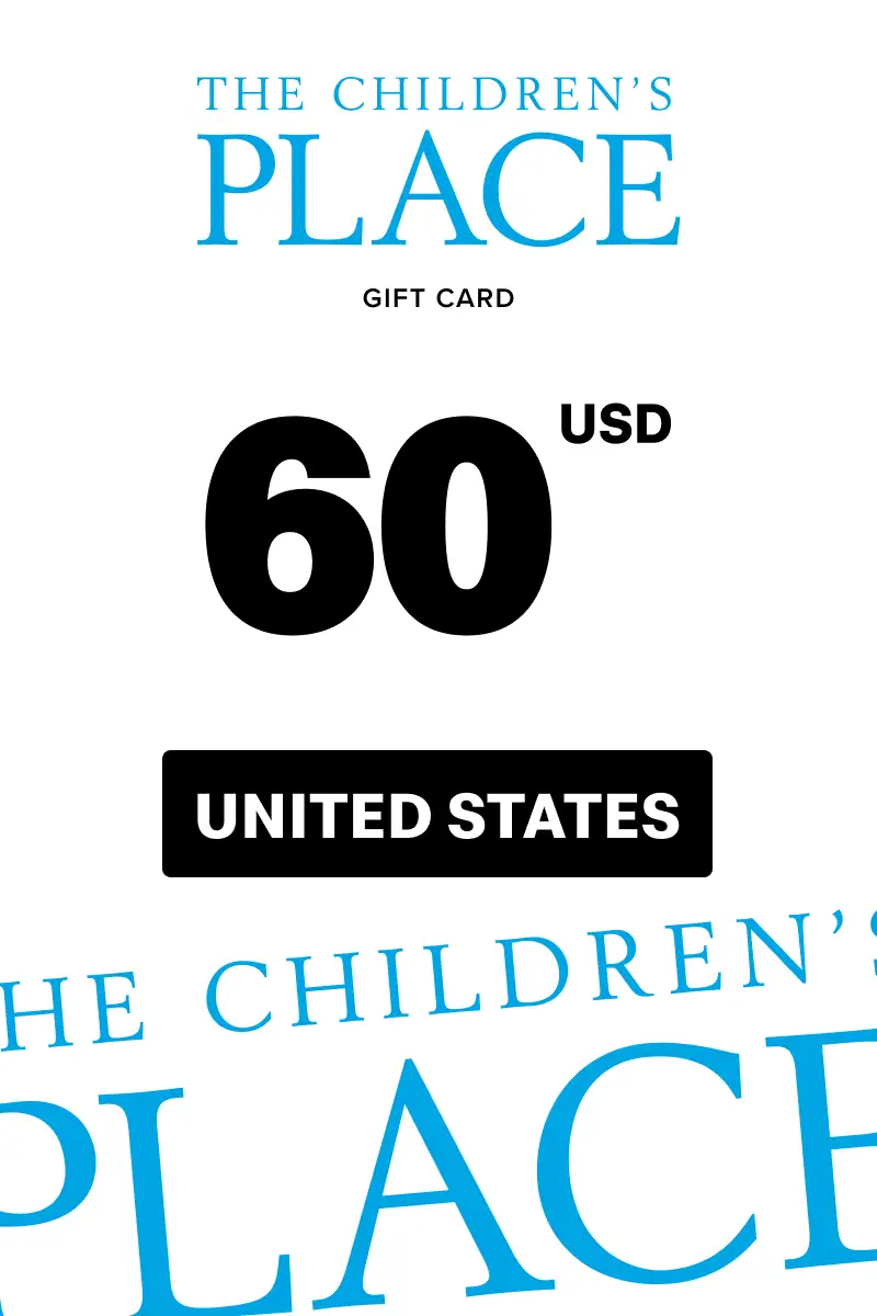 The Children's Place 60 USD Gift Card (United States) - Digital Key