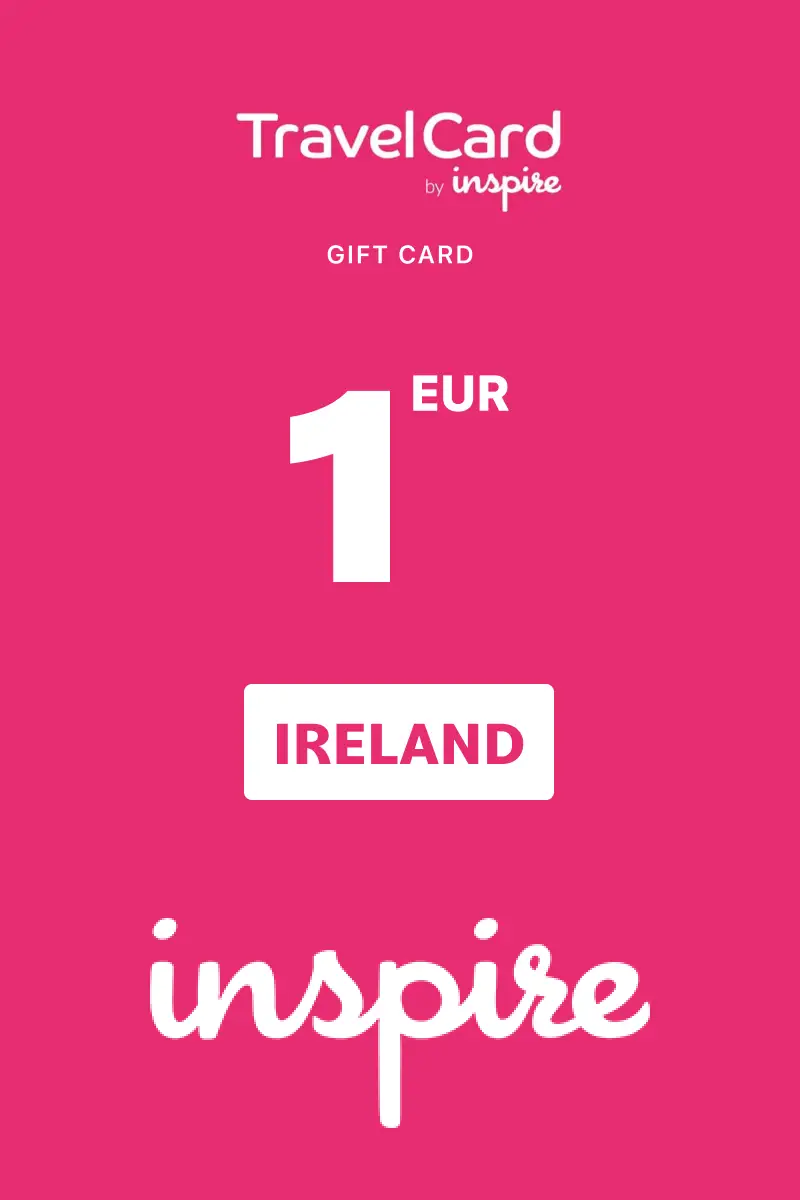 TravelCard by Inspire 1 EUR Gift Card (Ireland) - Digital Key
