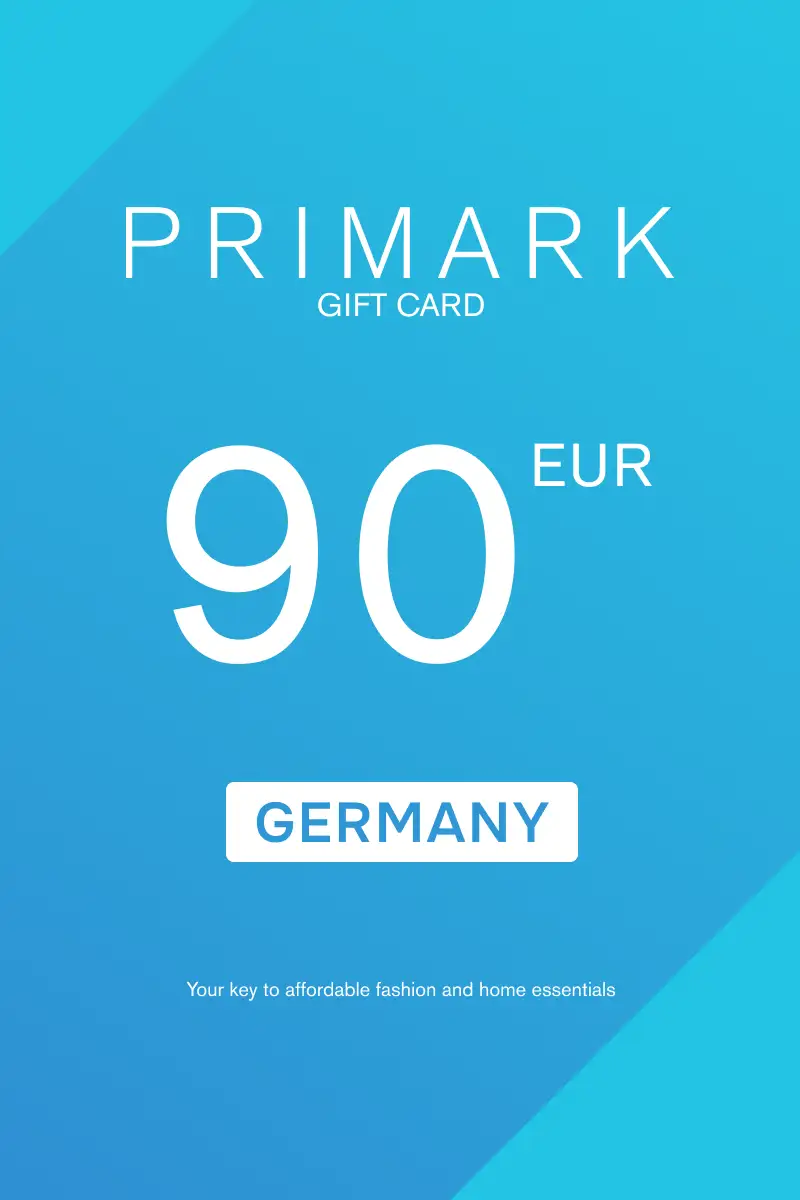 Primark 90 EUR Gift Card (Germany) - Digital Key