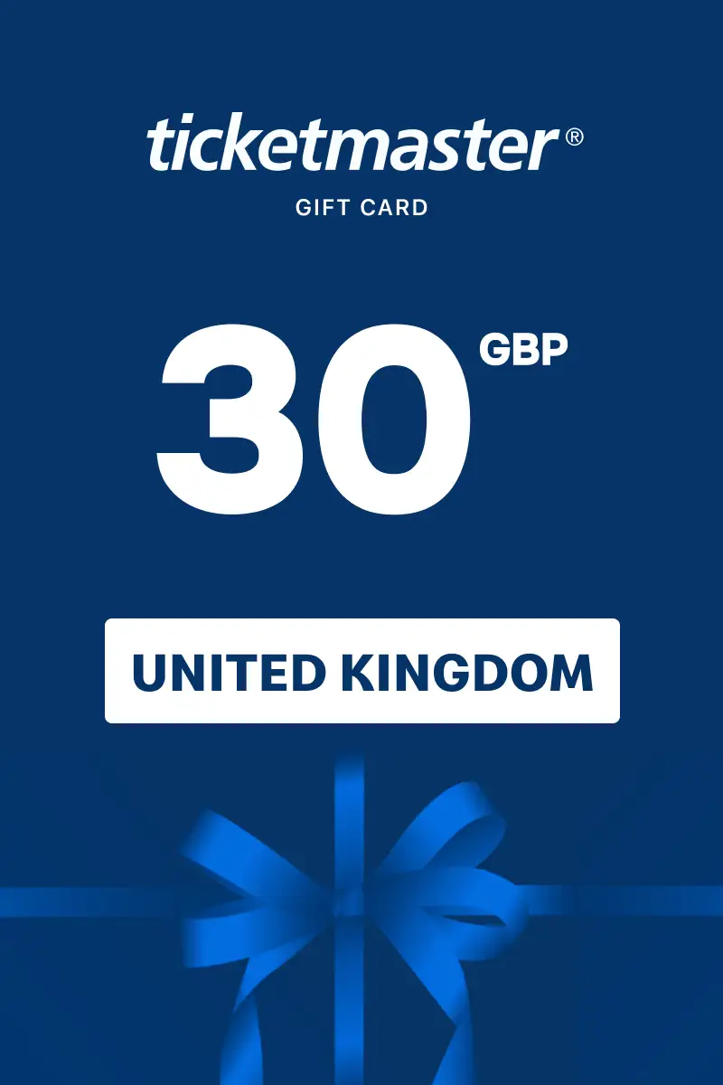 Ticketmaster 30 GBP Gift Card (United Kingdom) - Digital Key
