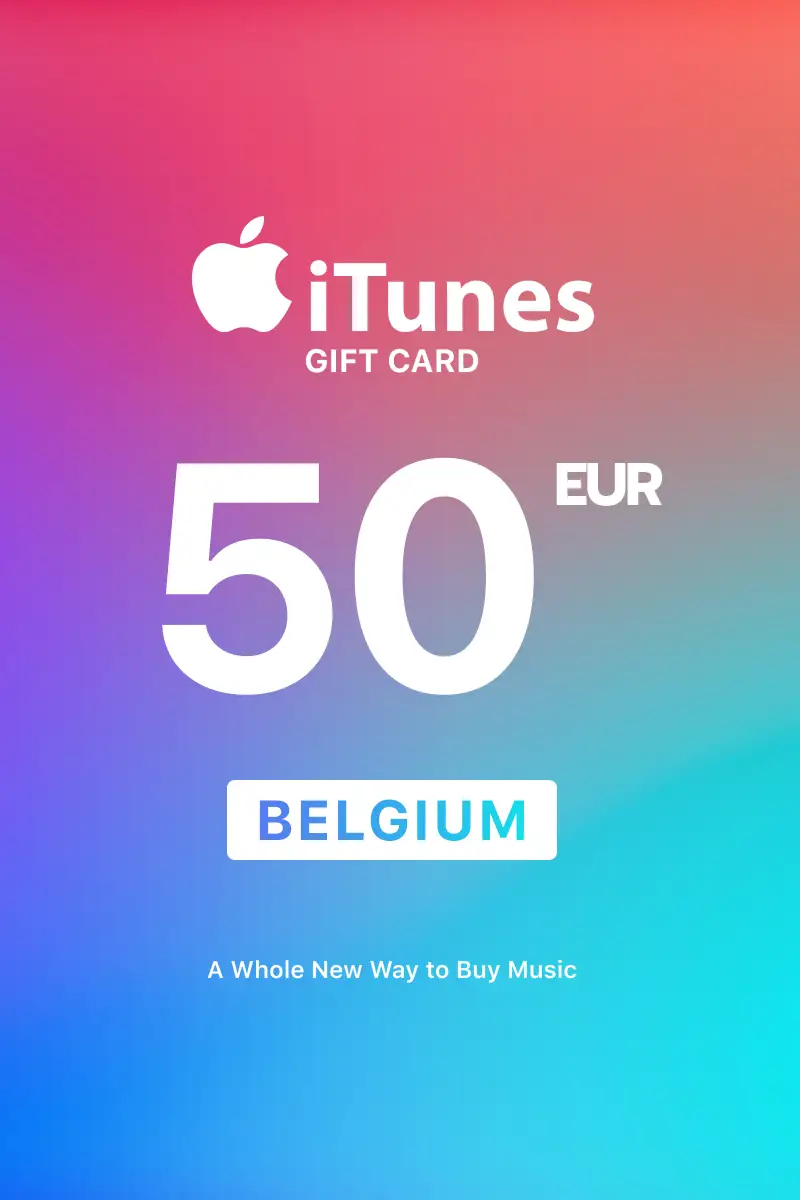 Apple iTunes 50 EUR Gift Card (Belgium) - Digital Key
